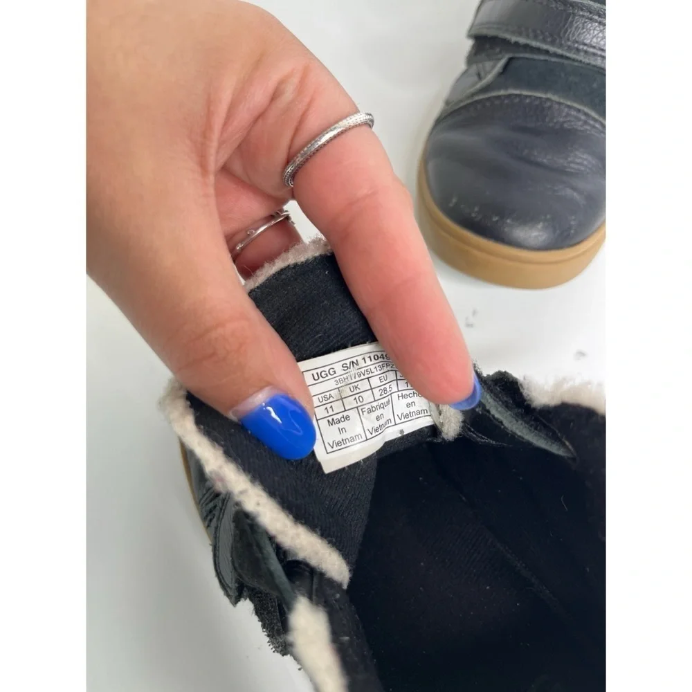 UGG Kids Renton Velcro Sneaker Booties